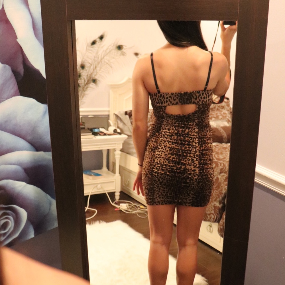 Cheetah Print Dress